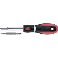 Отвертка комбинированная Era SL5,0 / Ph1 SL6,0 / Ph2 CrV 3-х компонентная рукоятка Matrix 13381