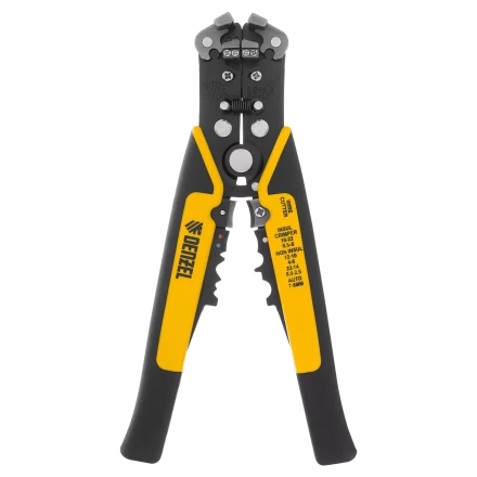 Щипцы для зачистки электропроводов 0,2-6 мм2, функция обрезания проводов Denzel 17742 купить в Муравленко