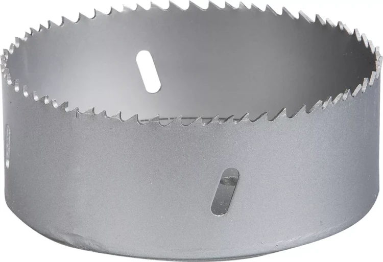Коронка ЗУБР "ЭКСПЕРТ" биметаллическая, быстрорежущая сталь, глубина сверления до 38мм, d-114мм 29531-114_z01 купить в Муравленко
