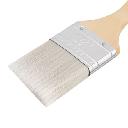 Кисть плоская для лаков &quot;Евро&quot; 2&quot;, искусственная щетина, деревянная ручка Matrix 83087 купить в Муравленко