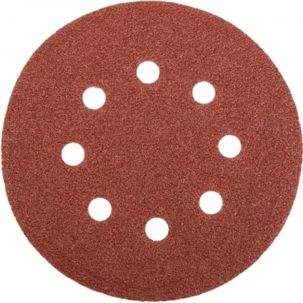 Круг шлифовальный универсальный STAYER &quot;MASTER&quot; из абразивной бумаги на велкро основе, 8 отверстий, Р60, 115мм, 5шт 35450-115-060 купить в Муравленко