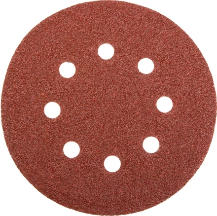 Круг шлифовальный универсальный STAYER &quot;MASTER&quot; из абразивной бумаги на велкро основе, 8 отверстий, Р60, 115мм, 5шт 35450-115-060 купить в Муравленко