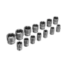 Набор инструментов Сибртех 14170, 1/2", 3/8", 1/4", пластиковый кейс 215 предм. купить в Муравленко