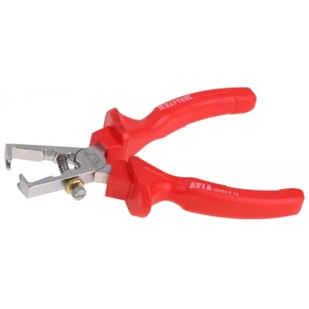 Клещи &quot;AVIA&quot; для снятия изоляции, диэлектрические 1000В, маслобензостойкая рукоятка, 160мм, KRAFTOOL 22002-9-16 22002-9-16 купить в Муравленко