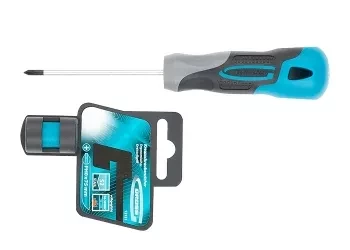 Отвертка PH0 x 75 мм, S2, трехкомпонентная рукоятка GROSS 12131 купить в Муравленко