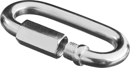 Карабин ЗУБР &quot;МАСТЕР&quot; винтовой с муфтой, оцинкованный, 6мм, 30 шт 4-304535-06 купить в Муравленко