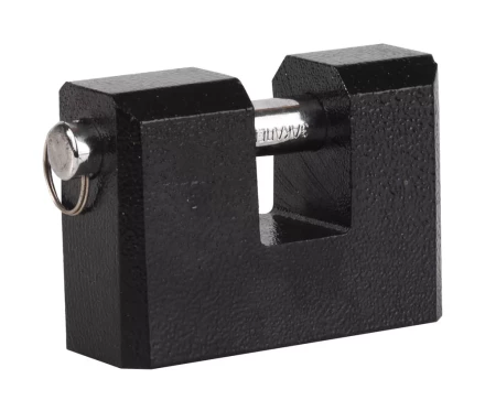 Замок навесной ЗУБР &quot;МАСТЕР&quot; усиленный, дисковый механизм секрета, ключ 7 PIN, дужка d-14мм, 90мм 3720-3_z01 купить в Муравленко