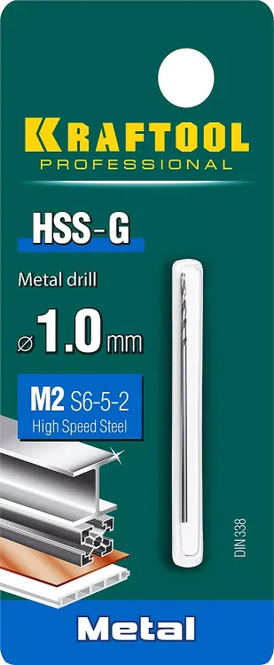 Сверла по металлу HSS-G Оберон 29651-1 купить в Муравленко