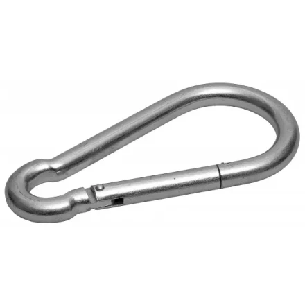 Карабин ЗУБР DIN 5299С, оцинкованный, 5мм, 1 шт 4-304546-05 купить в Муравленко