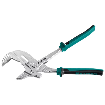 Клещи переставные-гаечный ключ с двухкомпонентными рукоятками и пластиковыми накладками 22069 купить в Муравленко