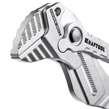 Клещи переставные-гаечный ключ с двухкомпонентными рукоятками и пластиковыми накладками 22069 купить в Муравленко