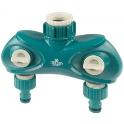Распределитель поливочный RACO "Original" "LUXURY", двухканальный, 3/4"x1" 4250-55264C