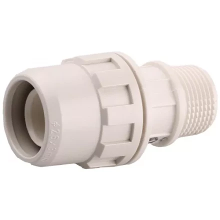 Муфта ЗУБР &quot;ШиреФит&quot; соединительная, &quot;штуцер с гайкой - внешняя резьба&quot;, 32мм-1&quot; 51461-32-1 купить в Муравленко