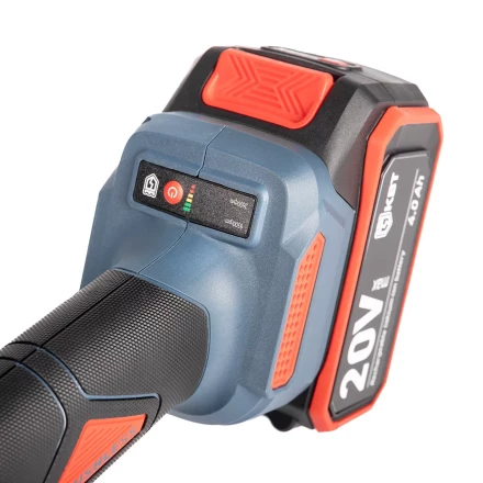 Угловая шлифмашина аккумуляторная бесщеточная КВТ GB-20-125 с оснасткой до 125 мм (102595) купить в Муравленко