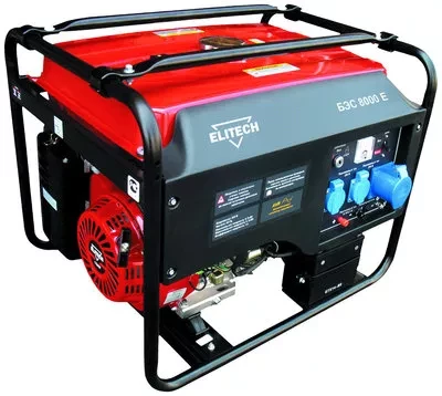 Бензогенератор Elitech БЭС 8000 Е купить в Муравленко