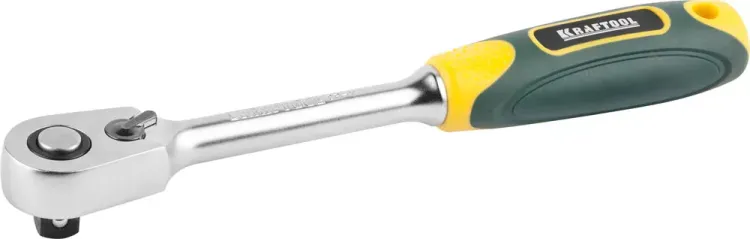 Трещотка для торцовых головок KRAFTOOL "PRO", Сr-V сталь, 60 зубцов, 3/8" 27794-3/8_z02 купить в Муравленко