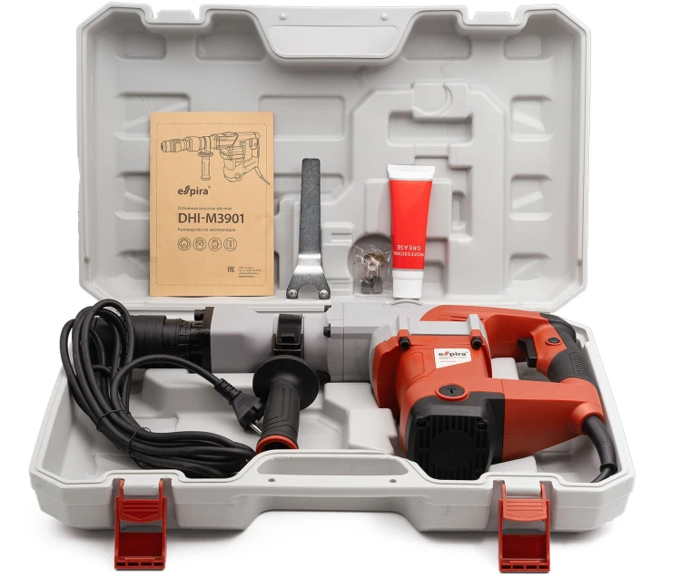 Молоток отбойный ESPIRA DHI-M3901 (1500 Вт, 20 Дж, 7 кг, SDS-MAX) 400652 купить в Муравленко