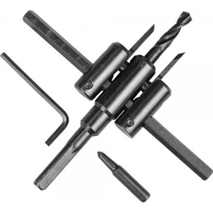 Сверло регулируемое, STAYER Profi 2944, двухрезцовое, по дереву, &quot;Балеринка&quot;, d=40-120мм 2944 купить в Муравленко