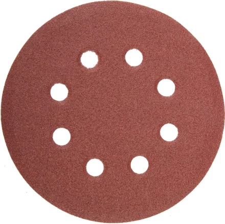 Круг шлифовальный универсальный STAYER &quot;MASTER&quot; из абразивной бумаги на велкро основе, 8 отверстий, Р80, 115мм, 5шт 35450-115-080 купить в Муравленко