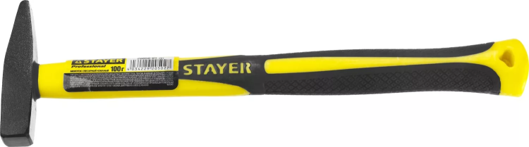 Молоток слесарный Fiberglass 100 г с фиберглассовой рукояткой, STAYER Professional 20050-01 20050-01_z01 купить в Муравленко
