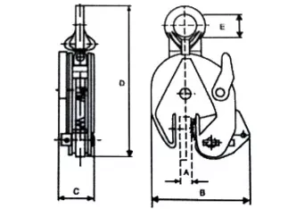 Захват для вертикального подъема листового металла универсальный DSQC-2.0 купить в Муравленко
