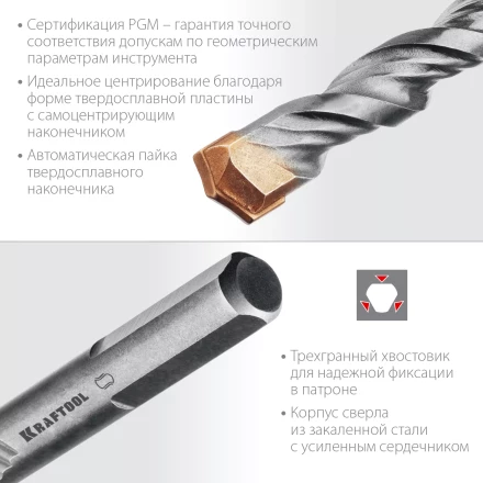 Сверла по бетону EXTREME Оберон 29166-100-06 купить в Муравленко