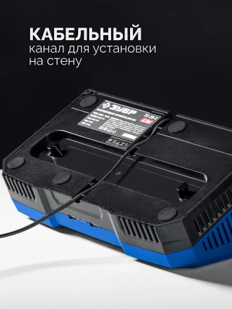 ЗУБР Turbo CHARGE, 20 В, 2 порта, 2 х 9 А, зарядное устройство для LMS АКБ, ПРОФЕССИОНАЛ (TC-20-2) купить в Муравленко