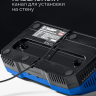 ЗУБР Turbo CHARGE, 20 В, 2 порта, 2 х 9 А, зарядное устройство для LMS АКБ, ПРОФЕССИОНАЛ (TC-20-2) купить в Муравленко