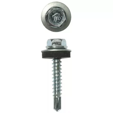 Саморезы ЗУБР &quot;ПРОФЕССИОНАЛ&quot; оцинков., для крепл. кров. матер. к дерев. обреш., 4.8х29мм, 2500шт 4-300310-48-029 купить в Муравленко