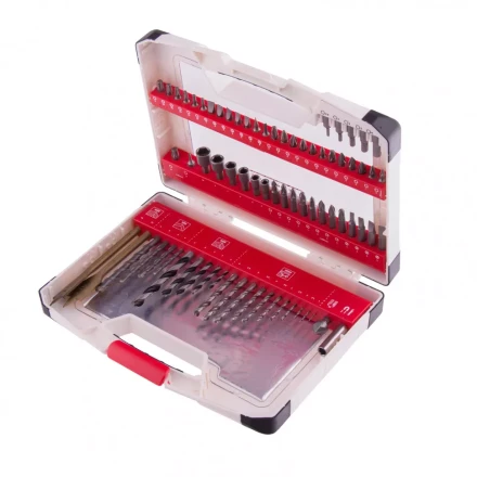 Набор сверл комбинированный по металлу 1-6 мм бетону 4-8 мм дереву 3-8 мм перки биты 44 шт адаптер головки 6 шт 75 предметов Pro Matrix 725675 купить в Муравленко