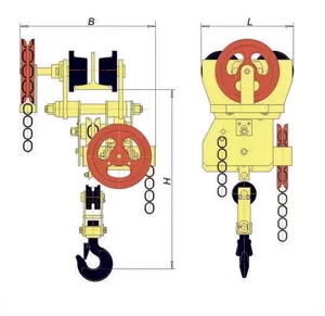 Таль ручная червячная передвижная ТРЧП 8,0 т 6 м 101863 купить в Муравленко