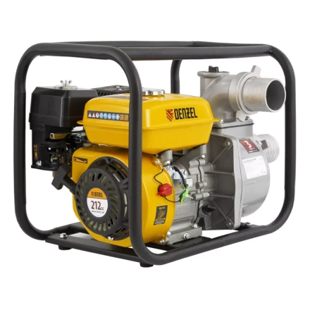 Мотопомпа бензиновая для чистой воды PX-80, 7 л.с, 3&quot;, 1000 л/мин, глубина 8 м, напор 30 м Denzel 99202 купить в Муравленко