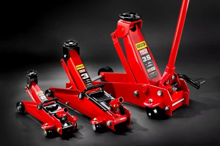 Домкрат гидравлический подкатной &quot;RED FORCE&quot;, 2т, 125-320мм, в кейсе, STAYER 43152-2-K 43152-2-K купить в Муравленко