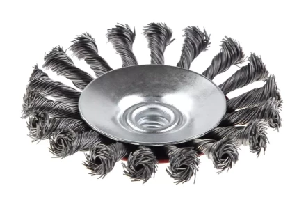 Кордщетка HAMMER тарелка 115мм для УШМ витая сталь (207-112) купить в Муравленко