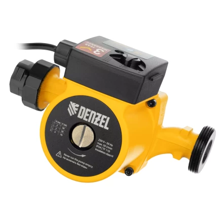 Циркуляционный насос CP25-4, напор 4 м, 50 л/мин, 1 м кабель, монт. длина 180 мм Denzel 99410 купить в Муравленко