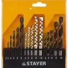 Набор STAYER "STANDARD": Сверла комбинированные, дерево (4-5-6-8-10мм), металл (2-3-4-6-8мм), бетон (4-5-6-8-10мм), 16 предметов 29720-H16 купить в Муравленко