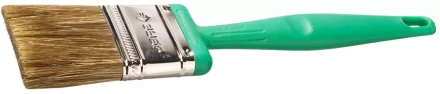 Кисть плоская ЗУБР ЭКСПЕРТ 2в1 БСГ-70 быстросъем голова с переменн углом, тип ЛАЗУРЬ смешанн щетина, пласт ручка, 50мм 4-01070-050 купить в Муравленко