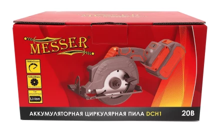 Аккумуляторная циркулярная пила MESSER DCH1 125мм 4Ач купить в Муравленко