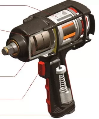 Пневмогайковерт SCORPIO YU-1285TH купить в Муравленко