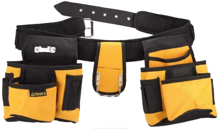 Пояс STAYER для инструментов, нейлоновый, 18 карманов 38612 купить в Муравленко