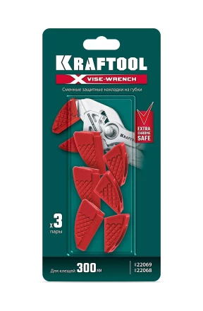 Сменные защитные накладки на губки KRAFTOOL 22069-S3 купить в Муравленко