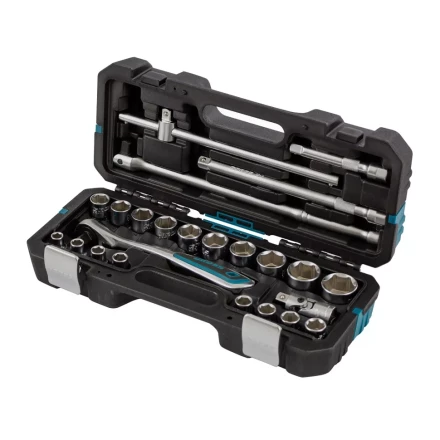 Набор инструментов 24 предмета, 120 зубьев, CrV, 1/2&quot; Gross 14147 купить в Муравленко