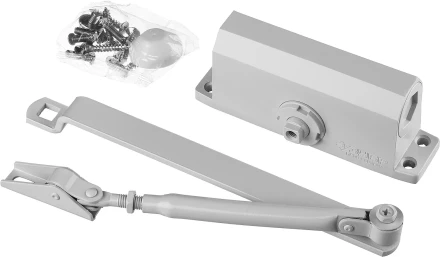 Доводчик дверной ЗУБР &quot;ПРОФЕССИОНАЛ&quot; для дверей массой до 40 кг цвет белый 37911-50 купить в Муравленко