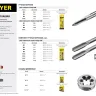 Плашка круглая ручная STAYER "MASTER", сталь 9ХС, для трубной резьбы G 1 1/2`` 28029-3/2 купить в Муравленко
