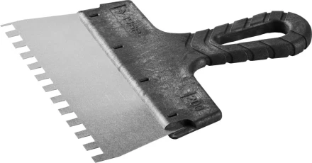 Шпатель ЗУБР &quot;МАСТЕР&quot; ФАСАДНЫЙ, нержавеющее полотно, 200мм, зуб 8х8мм 10078-20-08 купить в Муравленко