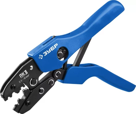 ЗУБР ПК-3, 0.5 - 10 мм2, пресс-клещи для медных наконечников и гильз, Профессионал(45456-3) купить в Муравленко