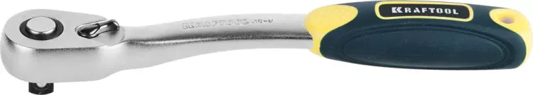 Трещотка для торцовых головок KRAFTOOL "PRO", Сr-V сталь, 72 зубца, изогнутая, 3/8" 27795-3/8_z02 купить в Муравленко
