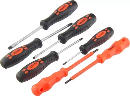 Набор отверток PH SL - 5шт. д/эл. - 2шт. проб.эл.на 220В - 1шт. 8 штук SPARTA 135435 купить в Муравленко