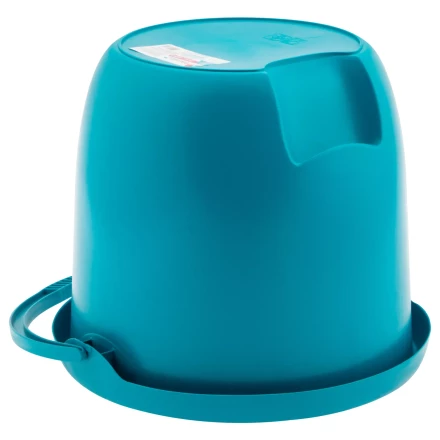 Ведро пластмассовое круглое 12 л, бирюзовое, Home Palisad 929575 купить в Муравленко