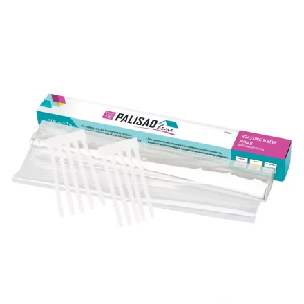 Рукав для запекания 3 м x 30 см, 10 хомутиков в комплекте, Home Palisad 950205 купить в Муравленко